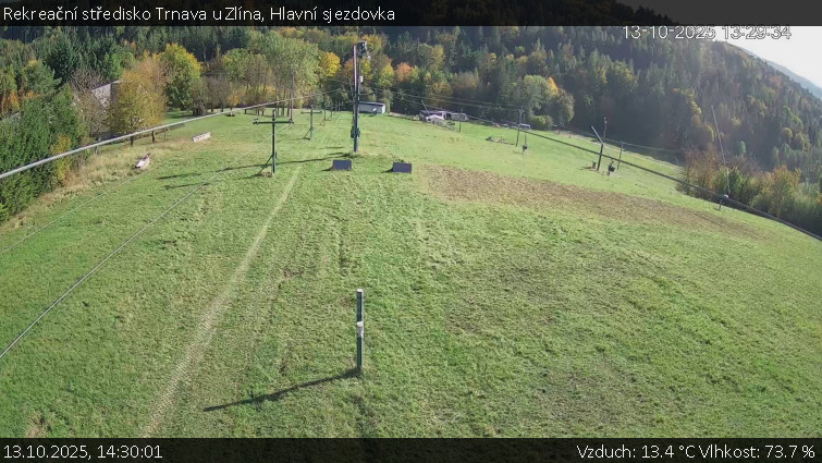 Rekreační středisko Trnava u Zlína - Hlavní sjezdovka - 13.10.2025 v 14:30 Rekreační středisko Trnava u Zlína - Hlavní sjezdovka - 13.10.2025 v 14:30