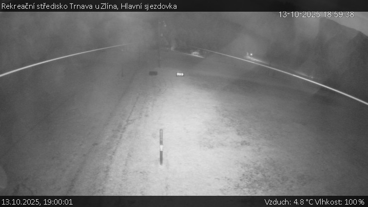 Rekreační středisko Trnava u Zlína - Hlavní sjezdovka - 13.10.2025 v 19:00 Rekreační středisko Trnava u Zlína - Hlavní sjezdovka - 13.10.2025 v 19:00