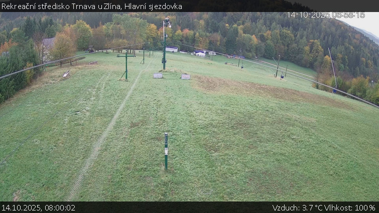 Rekreační středisko Trnava u Zlína - Hlavní sjezdovka - 14.10.2025 v 08:00 Rekreační středisko Trnava u Zlína - Hlavní sjezdovka - 14.10.2025 v 08:00
