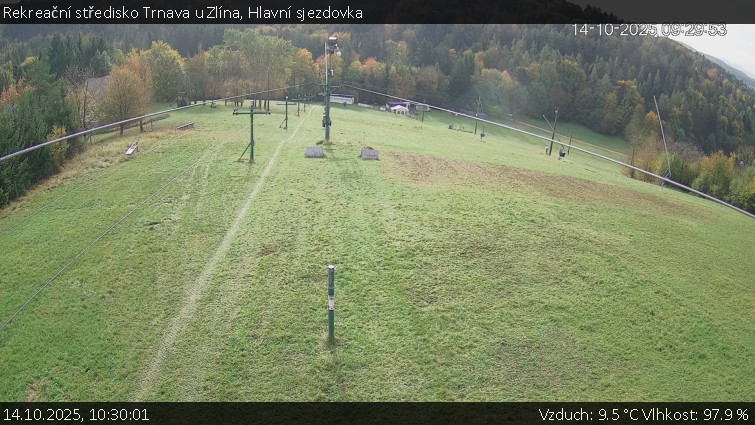 Rekreační středisko Trnava u Zlína - Hlavní sjezdovka - 14.10.2025 v 10:30 Rekreační středisko Trnava u Zlína - Hlavní sjezdovka - 14.10.2025 v 10:30