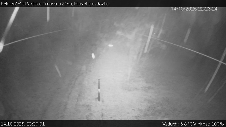 Rekreační středisko Trnava u Zlína - Hlavní sjezdovka - 14.10.2025 v 23:30 Rekreační středisko Trnava u Zlína - Hlavní sjezdovka - 14.10.2025 v 23:30