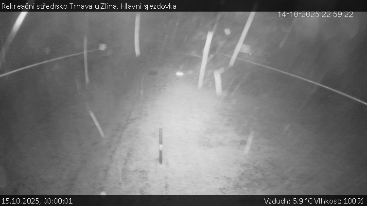Rekreační středisko Trnava u Zlína - Hlavní sjezdovka - 15.10.2025 v 00:00 Rekreační středisko Trnava u Zlína - Hlavní sjezdovka - 15.10.2025 v 00:00