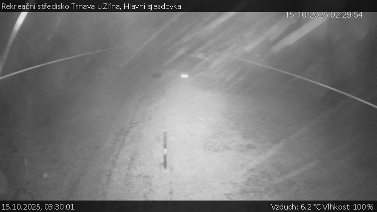 Rekreační středisko Trnava u Zlína - Hlavní sjezdovka - 15.10.2025 v 03:30 Rekreační středisko Trnava u Zlína - Hlavní sjezdovka - 15.10.2025 v 03:30