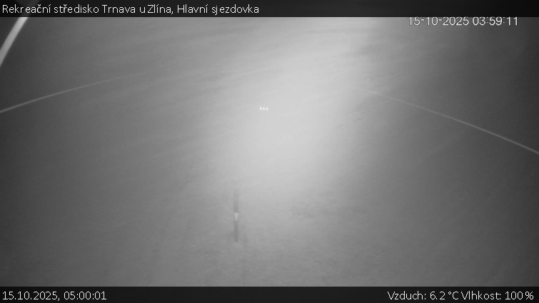 Rekreační středisko Trnava u Zlína - Hlavní sjezdovka - 15.10.2025 v 05:00 Rekreační středisko Trnava u Zlína - Hlavní sjezdovka - 15.10.2025 v 05:00