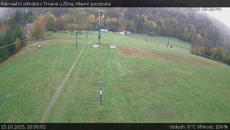 Rekreační středisko Trnava u Zlína - Hlavní sjezdovka - 15.10.2025 v 10:30 Rekreační středisko Trnava u Zlína - Hlavní sjezdovka - 15.10.2025 v 10:30
