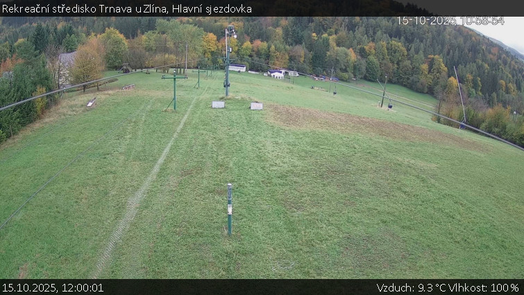 Rekreační středisko Trnava u Zlína - Hlavní sjezdovka - 15.10.2025 v 12:00 Rekreační středisko Trnava u Zlína - Hlavní sjezdovka - 15.10.2025 v 12:00