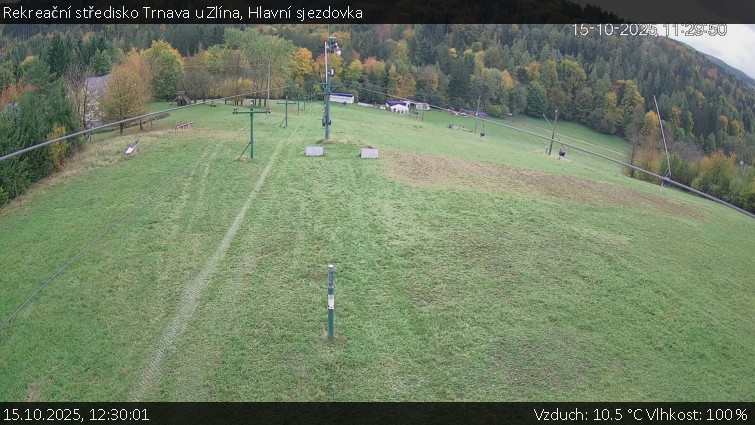 Rekreační středisko Trnava u Zlína - Hlavní sjezdovka - 15.10.2025 v 12:30 Rekreační středisko Trnava u Zlína - Hlavní sjezdovka - 15.10.2025 v 12:30