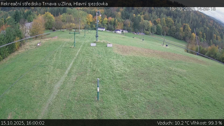 Rekreační středisko Trnava u Zlína - Hlavní sjezdovka - 15.10.2025 v 16:00 Rekreační středisko Trnava u Zlína - Hlavní sjezdovka - 15.10.2025 v 16:00