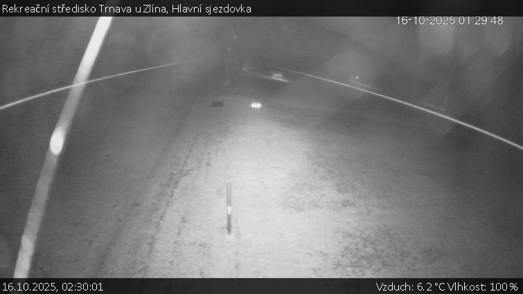 Rekreační středisko Trnava u Zlína - Hlavní sjezdovka - 16.10.2025 v 02:30 Rekreační středisko Trnava u Zlína - Hlavní sjezdovka - 16.10.2025 v 02:30