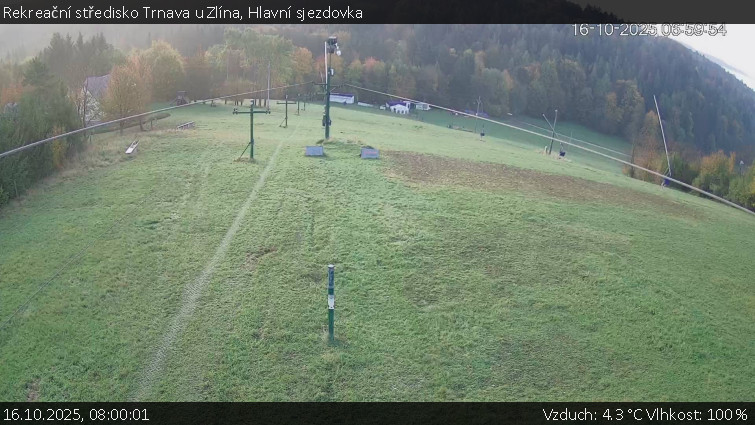 Rekreační středisko Trnava u Zlína - Hlavní sjezdovka - 16.10.2025 v 08:00 Rekreační středisko Trnava u Zlína - Hlavní sjezdovka - 16.10.2025 v 08:00