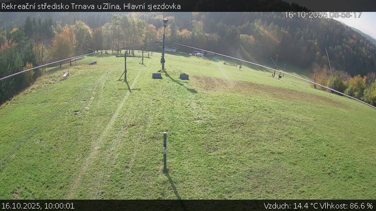 Rekreační středisko Trnava u Zlína - Hlavní sjezdovka - 16.10.2025 v 10:00 Rekreační středisko Trnava u Zlína - Hlavní sjezdovka - 16.10.2025 v 10:00