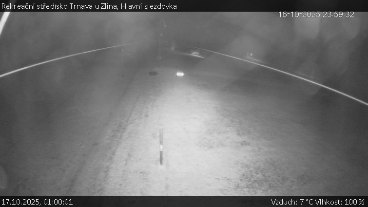 Rekreační středisko Trnava u Zlína - Hlavní sjezdovka - 17.10.2025 v 01:00 Rekreační středisko Trnava u Zlína - Hlavní sjezdovka - 17.10.2025 v 01:00