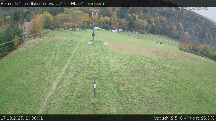 Rekreační středisko Trnava u Zlína - Hlavní sjezdovka - 17.10.2025 v 10:30 Rekreační středisko Trnava u Zlína - Hlavní sjezdovka - 17.10.2025 v 10:30