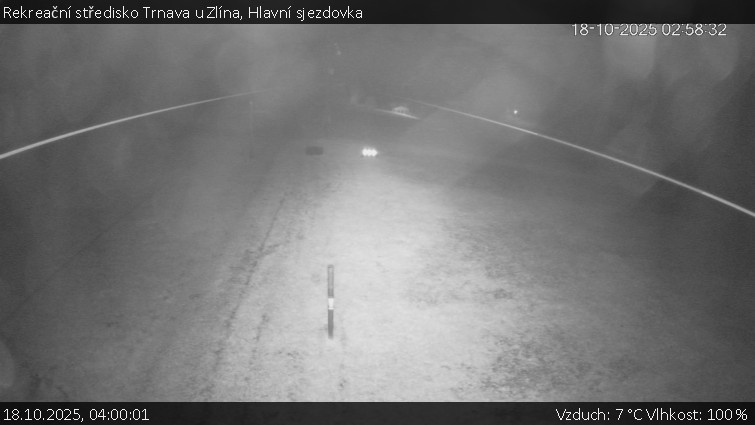 Rekreační středisko Trnava u Zlína - Hlavní sjezdovka - 18.10.2025 v 04:00 Rekreační středisko Trnava u Zlína - Hlavní sjezdovka - 18.10.2025 v 04:00