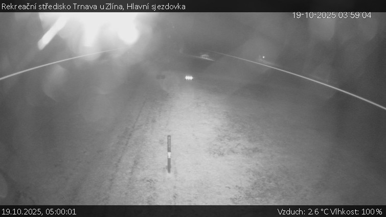 Rekreační středisko Trnava u Zlína - Hlavní sjezdovka - 19.10.2025 v 05:00 Rekreační středisko Trnava u Zlína - Hlavní sjezdovka - 19.10.2025 v 05:00