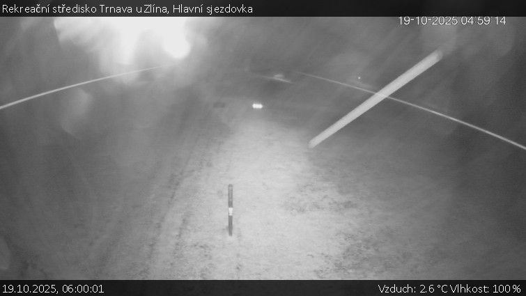 Rekreační středisko Trnava u Zlína - Hlavní sjezdovka - 19.10.2025 v 06:00 Rekreační středisko Trnava u Zlína - Hlavní sjezdovka - 19.10.2025 v 06:00
