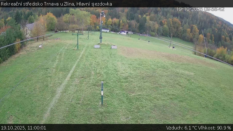 Rekreační středisko Trnava u Zlína - Hlavní sjezdovka - 19.10.2025 v 11:00 Rekreační středisko Trnava u Zlína - Hlavní sjezdovka - 19.10.2025 v 11:00