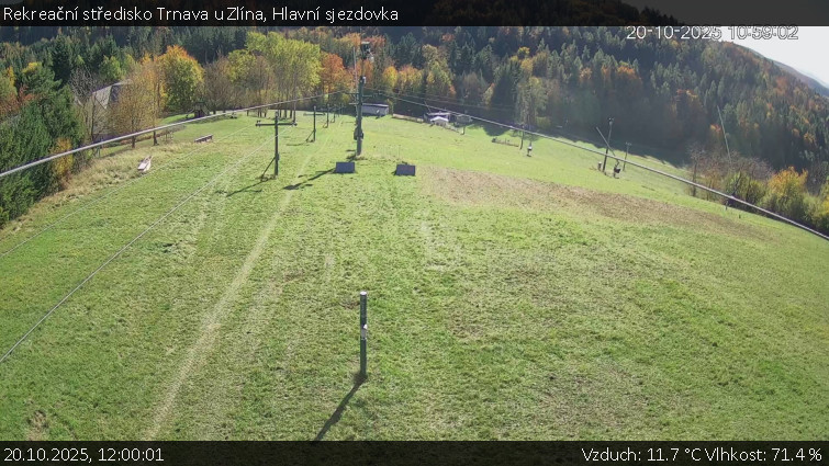 Rekreační středisko Trnava u Zlína - Hlavní sjezdovka - 20.10.2025 v 12:00 Rekreační středisko Trnava u Zlína - Hlavní sjezdovka - 20.10.2025 v 12:00