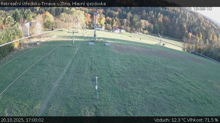 Rekreační středisko Trnava u Zlína - Hlavní sjezdovka - 20.10.2025 v 17:00 Rekreační středisko Trnava u Zlína - Hlavní sjezdovka - 20.10.2025 v 17:00