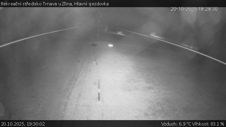 Rekreační středisko Trnava u Zlína - Hlavní sjezdovka - 20.10.2025 v 19:30 Rekreační středisko Trnava u Zlína - Hlavní sjezdovka - 20.10.2025 v 19:30
