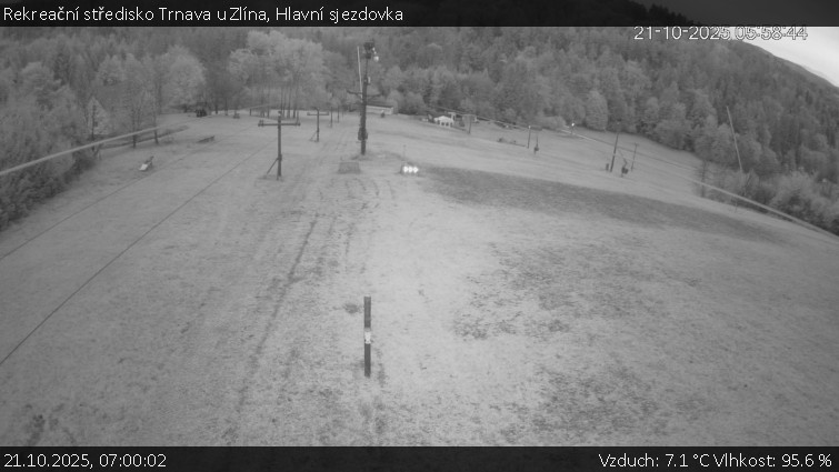 Rekreační středisko Trnava u Zlína - Hlavní sjezdovka - 21.10.2025 v 07:00 Rekreační středisko Trnava u Zlína - Hlavní sjezdovka - 21.10.2025 v 07:00