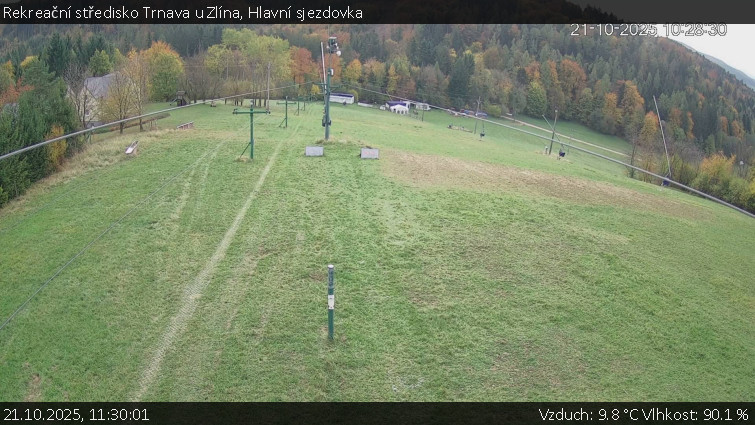 Rekreační středisko Trnava u Zlína - Hlavní sjezdovka - 21.10.2025 v 11:30 Rekreační středisko Trnava u Zlína - Hlavní sjezdovka - 21.10.2025 v 11:30