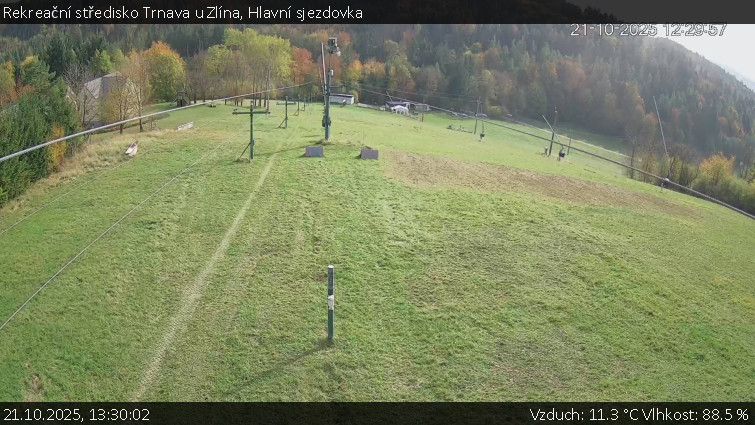 Rekreační středisko Trnava u Zlína - Hlavní sjezdovka - 21.10.2025 v 13:30 Rekreační středisko Trnava u Zlína - Hlavní sjezdovka - 21.10.2025 v 13:30