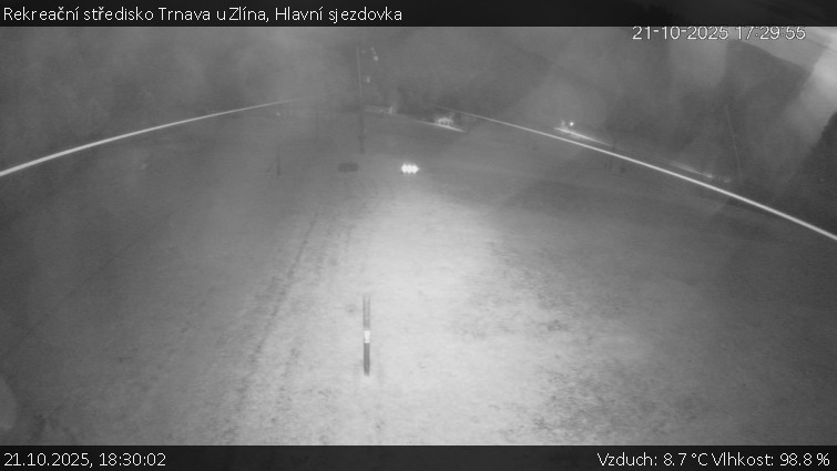 Rekreační středisko Trnava u Zlína - Hlavní sjezdovka - 21.10.2025 v 18:30 Rekreační středisko Trnava u Zlína - Hlavní sjezdovka - 21.10.2025 v 18:30