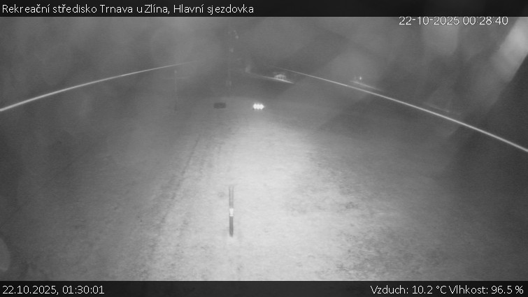 Rekreační středisko Trnava u Zlína - Hlavní sjezdovka - 22.10.2025 v 01:30 Rekreační středisko Trnava u Zlína - Hlavní sjezdovka - 22.10.2025 v 01:30