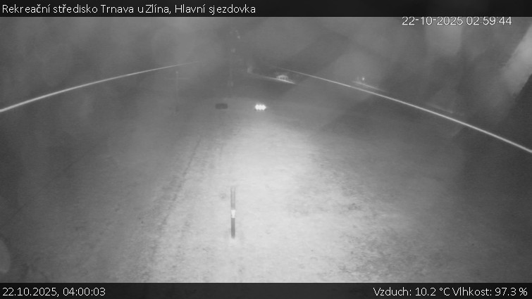 Rekreační středisko Trnava u Zlína - Hlavní sjezdovka - 22.10.2025 v 04:00 Rekreační středisko Trnava u Zlína - Hlavní sjezdovka - 22.10.2025 v 04:00