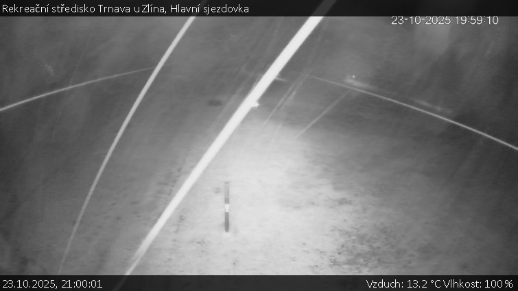 Rekreační středisko Trnava u Zlína - Hlavní sjezdovka - 23.10.2025 v 21:00 Rekreační středisko Trnava u Zlína - Hlavní sjezdovka - 23.10.2025 v 21:00