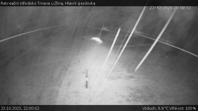 Rekreační středisko Trnava u Zlína - Hlavní sjezdovka - 23.10.2025 v 22:00 Rekreační středisko Trnava u Zlína - Hlavní sjezdovka - 23.10.2025 v 22:00