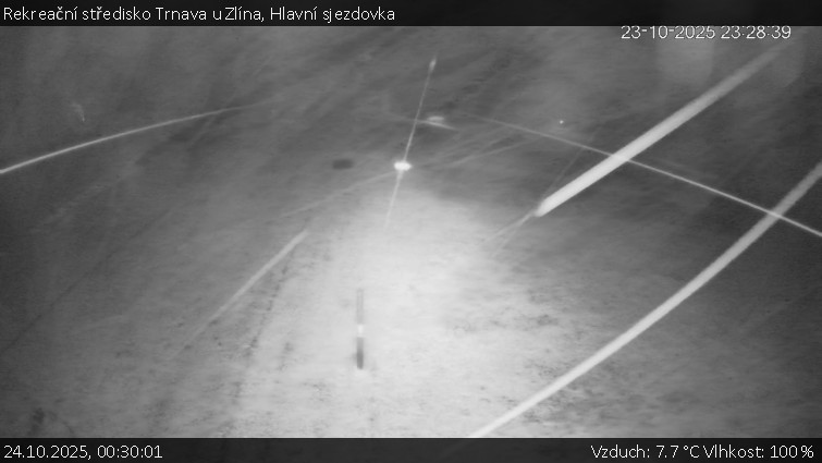 Rekreační středisko Trnava u Zlína - Hlavní sjezdovka - 24.10.2025 v 00:30 Rekreační středisko Trnava u Zlína - Hlavní sjezdovka - 24.10.2025 v 00:30