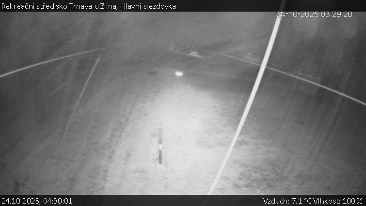 Rekreační středisko Trnava u Zlína - Hlavní sjezdovka - 24.10.2025 v 04:30 Rekreační středisko Trnava u Zlína - Hlavní sjezdovka - 24.10.2025 v 04:30