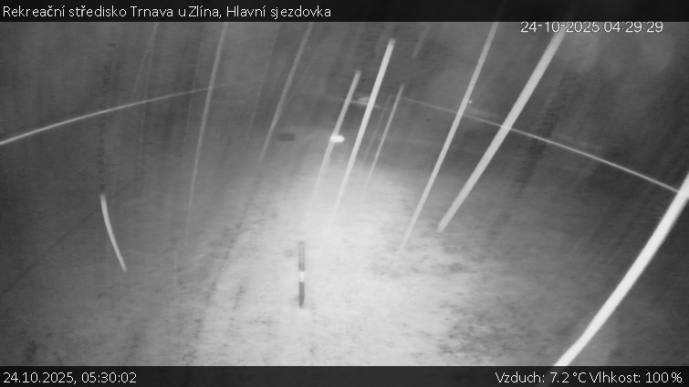 Rekreační středisko Trnava u Zlína - Hlavní sjezdovka - 24.10.2025 v 05:30 Rekreační středisko Trnava u Zlína - Hlavní sjezdovka - 24.10.2025 v 05:30