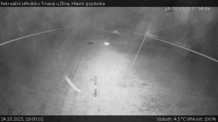 Rekreační středisko Trnava u Zlína - Hlavní sjezdovka - 24.10.2025 v 19:00 Rekreační středisko Trnava u Zlína - Hlavní sjezdovka - 24.10.2025 v 19:00