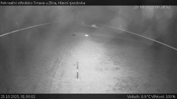 Rekreační středisko Trnava u Zlína - Hlavní sjezdovka - 25.10.2025 v 01:30 Rekreační středisko Trnava u Zlína - Hlavní sjezdovka - 25.10.2025 v 01:30