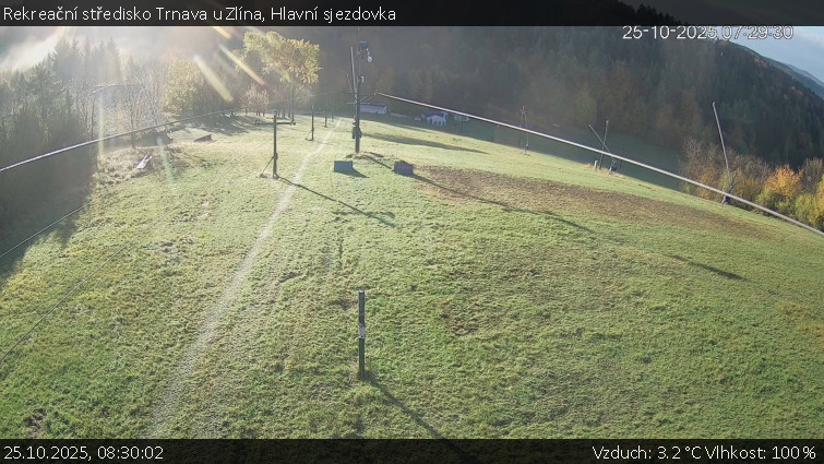 Rekreační středisko Trnava u Zlína - Hlavní sjezdovka - 25.10.2025 v 08:30 Rekreační středisko Trnava u Zlína - Hlavní sjezdovka - 25.10.2025 v 08:30