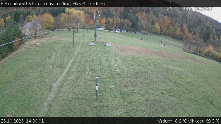 Rekreační středisko Trnava u Zlína - Hlavní sjezdovka - 25.10.2025 v 14:30 Rekreační středisko Trnava u Zlína - Hlavní sjezdovka - 25.10.2025 v 14:30