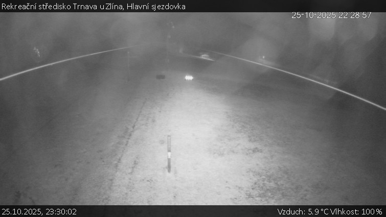 Rekreační středisko Trnava u Zlína - Hlavní sjezdovka - 25.10.2025 v 23:30 Rekreační středisko Trnava u Zlína - Hlavní sjezdovka - 25.10.2025 v 23:30