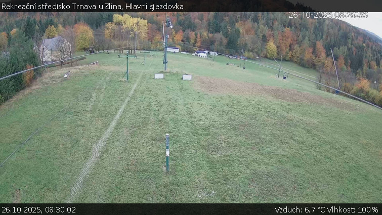 Rekreační středisko Trnava u Zlína - Hlavní sjezdovka - 26.10.2025 v 08:30 Rekreační středisko Trnava u Zlína - Hlavní sjezdovka - 26.10.2025 v 08:30
