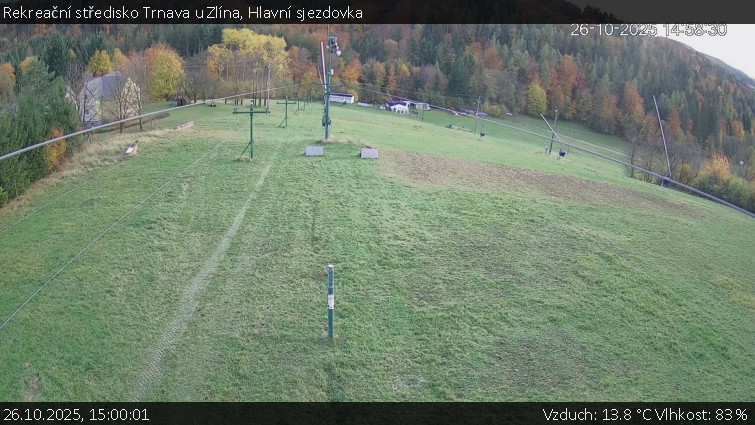 Rekreační středisko Trnava u Zlína - Hlavní sjezdovka - 26.10.2025 v 15:00 Rekreační středisko Trnava u Zlína - Hlavní sjezdovka - 26.10.2025 v 15:00