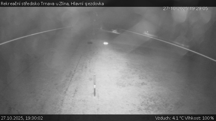 Rekreační středisko Trnava u Zlína - Hlavní sjezdovka - 27.10.2025 v 19:30 Rekreační středisko Trnava u Zlína - Hlavní sjezdovka - 27.10.2025 v 19:30
