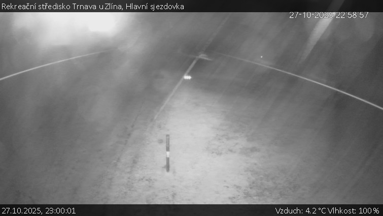 Rekreační středisko Trnava u Zlína - Hlavní sjezdovka - 27.10.2025 v 23:00 Rekreační středisko Trnava u Zlína - Hlavní sjezdovka - 27.10.2025 v 23:00