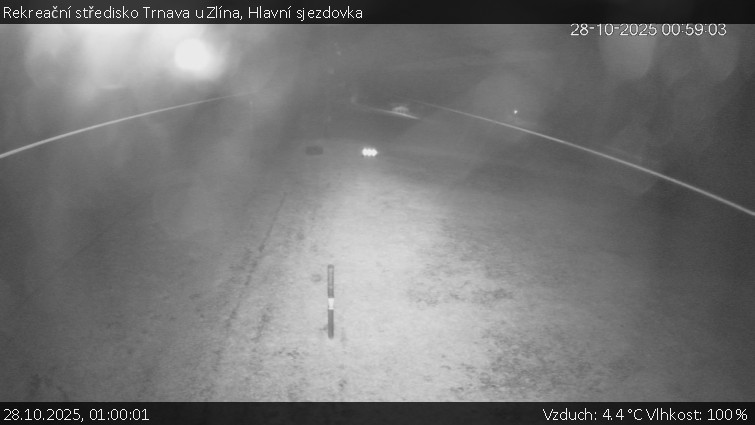 Rekreační středisko Trnava u Zlína - Hlavní sjezdovka - 28.10.2025 v 01:00 Rekreační středisko Trnava u Zlína - Hlavní sjezdovka - 28.10.2025 v 01:00