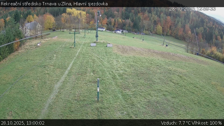 Rekreační středisko Trnava u Zlína - Hlavní sjezdovka - 28.10.2025 v 13:00 Rekreační středisko Trnava u Zlína - Hlavní sjezdovka - 28.10.2025 v 13:00