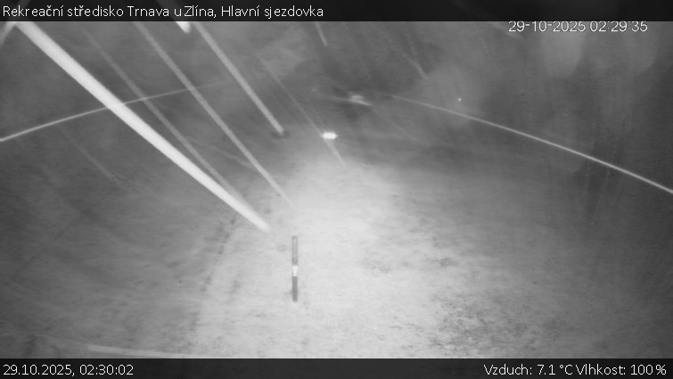 Rekreační středisko Trnava u Zlína - Hlavní sjezdovka - 29.10.2025 v 02:30 Rekreační středisko Trnava u Zlína - Hlavní sjezdovka - 29.10.2025 v 02:30