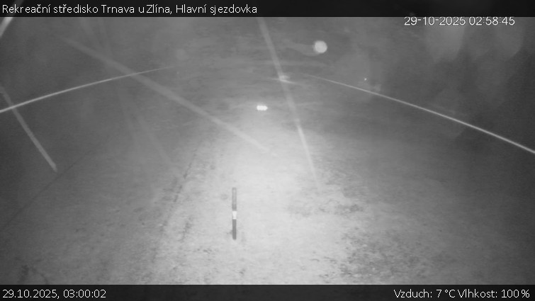 Rekreační středisko Trnava u Zlína - Hlavní sjezdovka - 29.10.2025 v 03:00 Rekreační středisko Trnava u Zlína - Hlavní sjezdovka - 29.10.2025 v 03:00