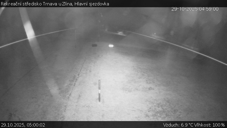 Rekreační středisko Trnava u Zlína - Hlavní sjezdovka - 29.10.2025 v 05:00 Rekreační středisko Trnava u Zlína - Hlavní sjezdovka - 29.10.2025 v 05:00