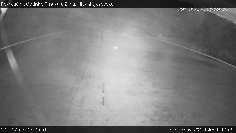 Rekreační středisko Trnava u Zlína - Hlavní sjezdovka - 29.10.2025 v 06:00 Rekreační středisko Trnava u Zlína - Hlavní sjezdovka - 29.10.2025 v 06:00